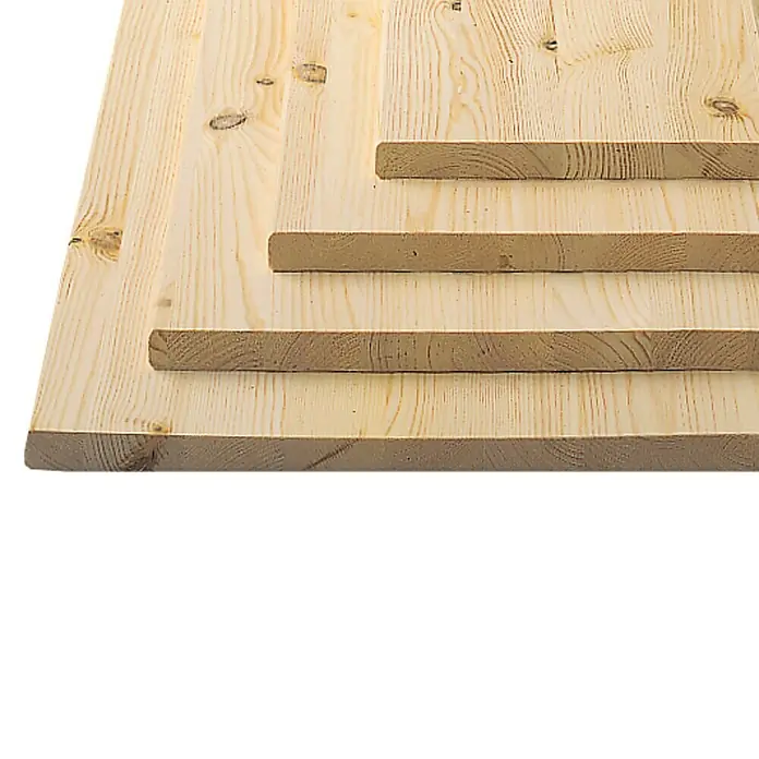 Rettenmeier Tablero de madera laminada - Pino, 80 x 20 x 2,8 cm