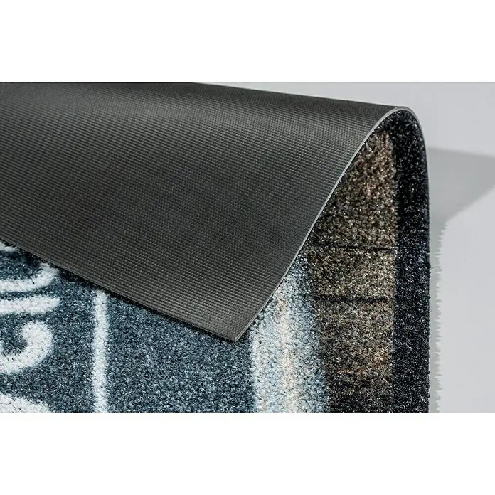 Astra Deco Sauberlaufmatte Brush - Schwarz/Braun/Grau, 50 x 70 cm, 100 % Polyamid - Detailaufnahme