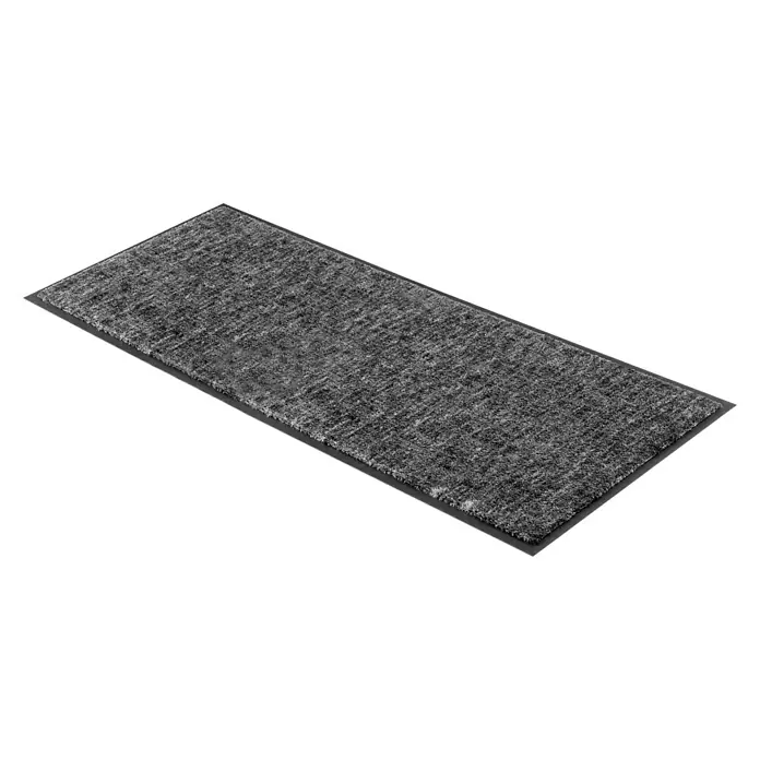 SCHÖNER WOHNEN-Kollektion Sauberlaufmatte Gitter - Anthrazit/Grau, 100 x 67 cm, 100 % Polyamid - Rechte Seitenansicht