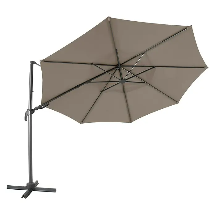 Sunfun Schirmbezug Capri - Taupe, Passend für: Sunfun Ampelschirmgestell Capri Ø 350 cm