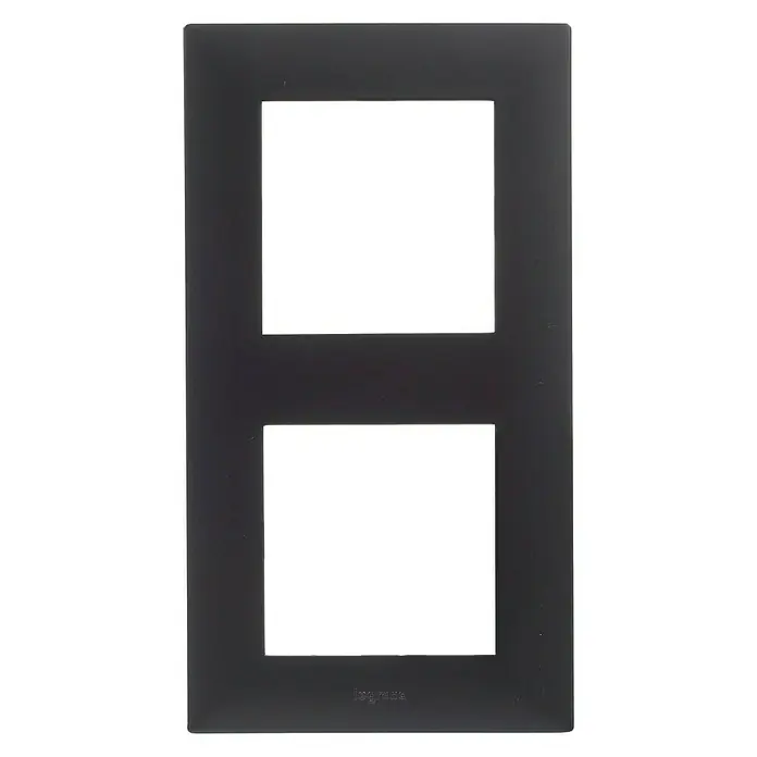 Legrand Niloé Step Marco - Antracita, x 2, Plástico, Montaje en la pared