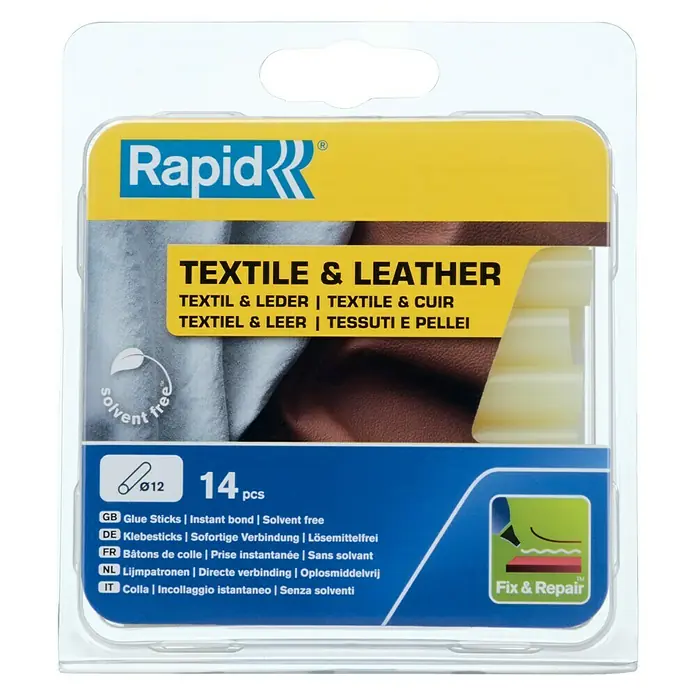 Rapid Klebepatronen - Länge Klebepatronen: 94 mm, 14 Stk., Materialeignung: Textil - Vorderansicht