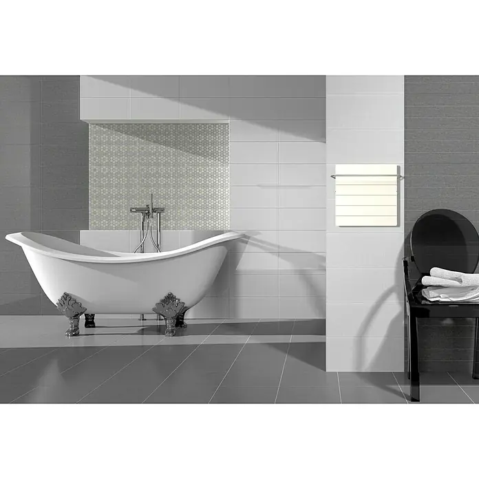 ClimaStar Emisor térmico Classic - 1.000 W, Blanco clásico, L x An x Al: 8 x 50 x 50 cm - Foto ambiente