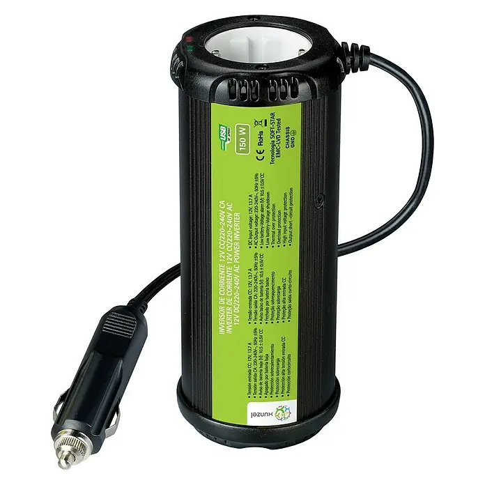 Xunzel Transformador de corriente AC/DC - 150 W, Green/Black