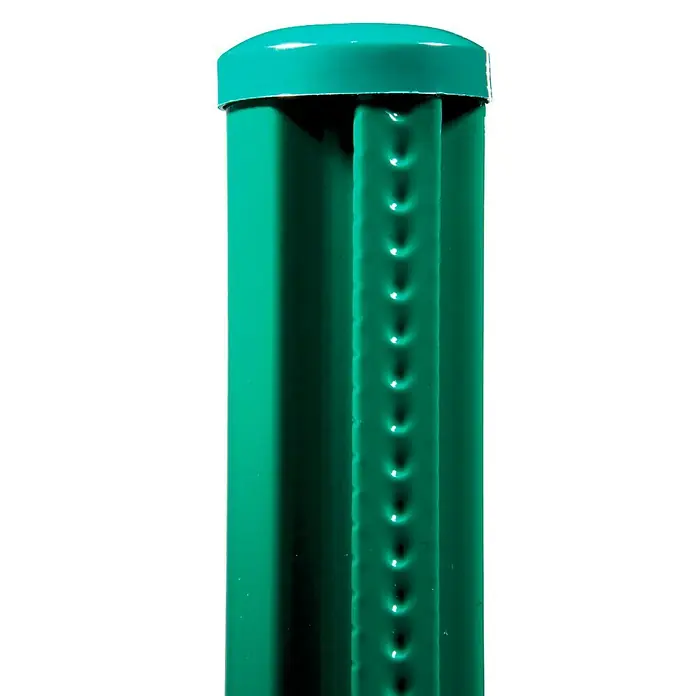 Poste para cercado Quick Fix - Altura: 235 cm, Diámetro: 48 mm, Verde oscuro, Acero