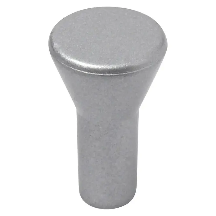 Rei Set de pomos para muebles - 4 pzs., Ø x Al: 15 x 24 mm, Aluminio