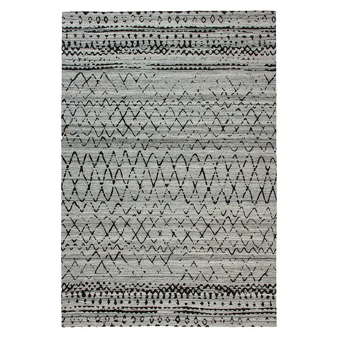 Kayoom Flachgewebeteppich Phönix - Natur/Creme, 170 x 120 cm, 75 % Wolle, 20 % Baumwolle, 5 % Polyester - Ansicht von oben