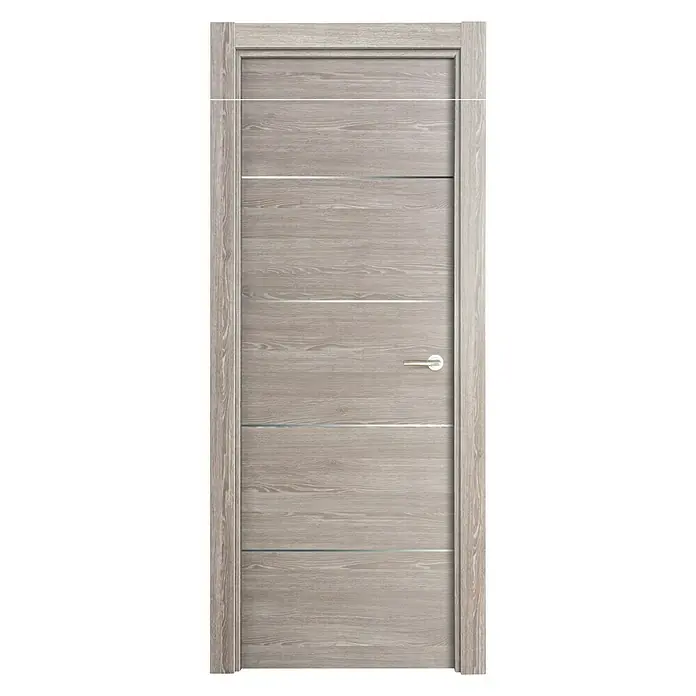 Puerta interior Roble Finlandés 400AL - 72,5 x 203 cm, Izquierda, Roble oscuro, Macizo