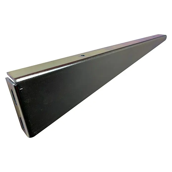 Set de soportes de pared para estantes - L x An x Al: 39 x 2,5 x 8 cm, Negro