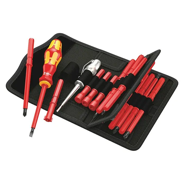 Wera Set odvijača Kraftform Kompakt KK VDE 60/62 - 18 -dij. - Pogled sprijeda