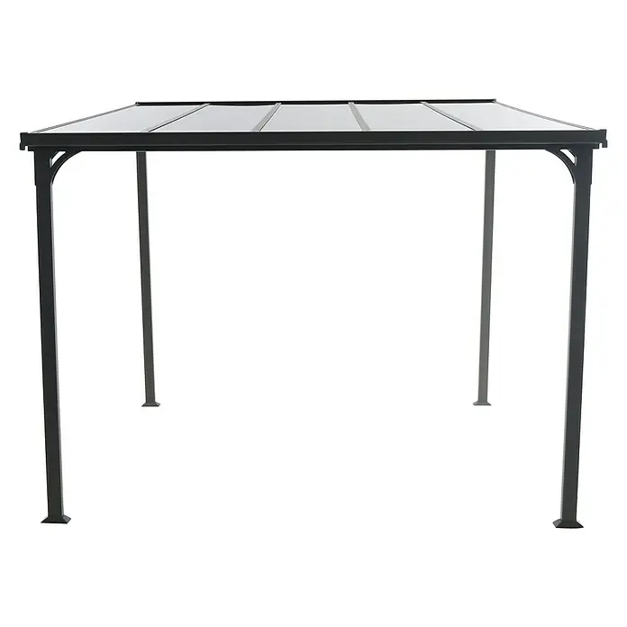 Sunfun Anstellpavillon Zypern - L x B: 300 x 300 cm, Anthrazit