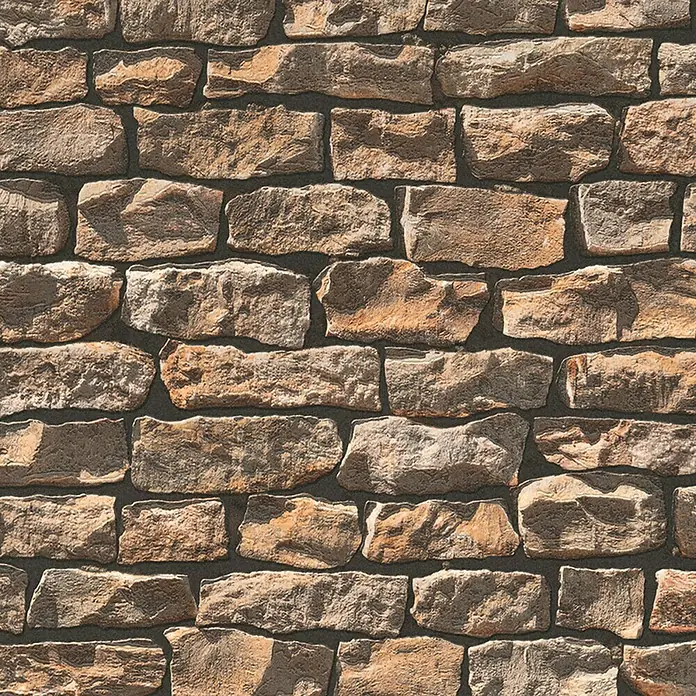 AS Creation 3D-Designpanel pop.up - Mauer, Beige/Braun, 52 cm x 2,5 m - Detailaufnahme