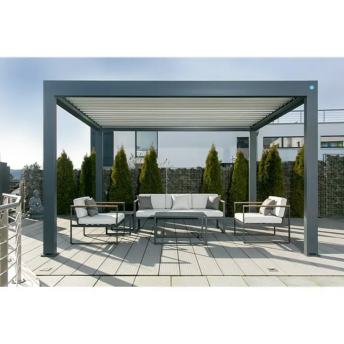 Vrtni paviljon St. Tropez - 301 x 400 cm, Antracit