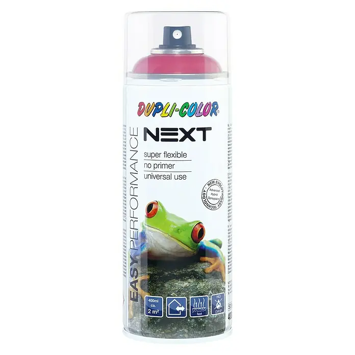 Dupli-Color Next Lak u spreju - Granat, Sjaj, 400 ml - Pogled sprijeda