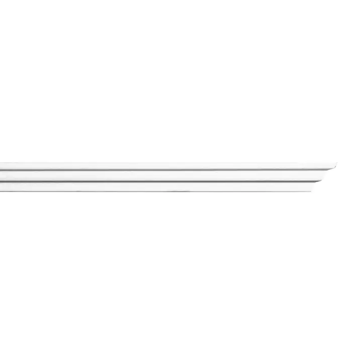 Zierprofil Modern T 30 - 150 x 3 x 3 cm, Polystyrol XPS - Vorderansicht