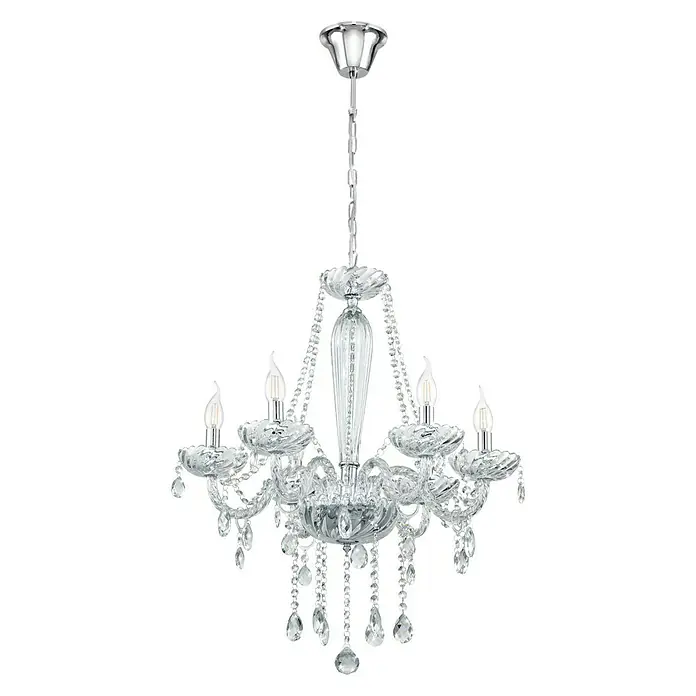 Eglo Luster Basilano 1 - Ø x V: 720 mm x 130 cm, Broj žarulja: 6 Kom. - Pogled sprijeda