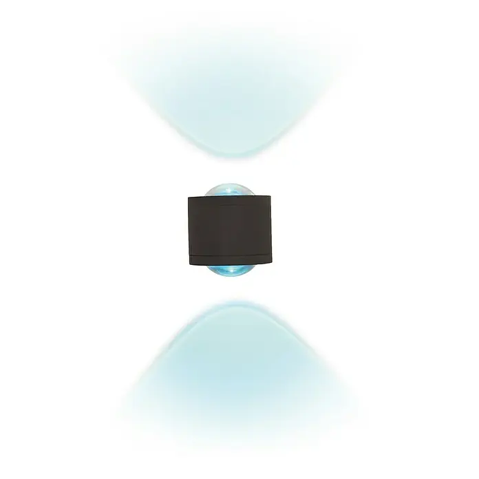 Starlux LED-Außenwandleuchte Fano - 10 W, 12 x 9 x 10,5 cm, Anthrazit, IP54