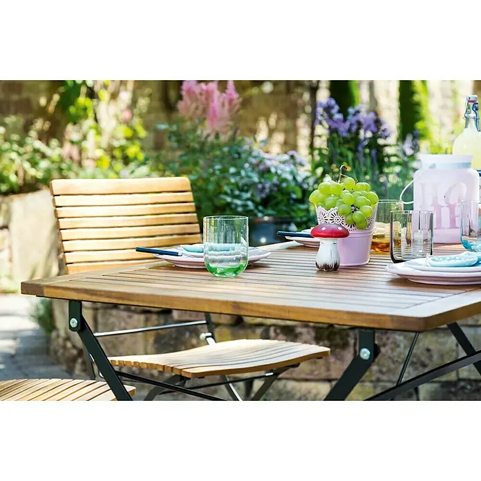 Sunfun Moni Vrtni stol - 125 x 75 cm, Akacija