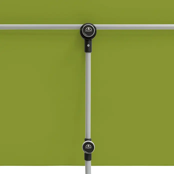 Doppler Active Balkonsichtschutz - Grün, 180 x 130 cm - Vorderansicht