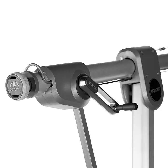 Doppler Expert Pendelschirm - Natur, 350 cm - Detailaufnahme
