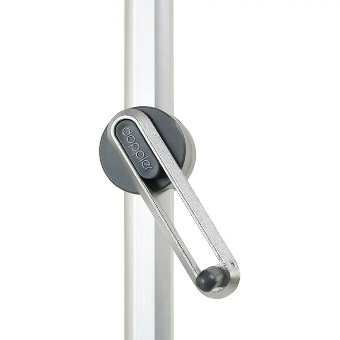 Doppler Expert Kurbelschirm Auto Tilt - Greige, Durchmesser: 320 cm - Detailaufnahme