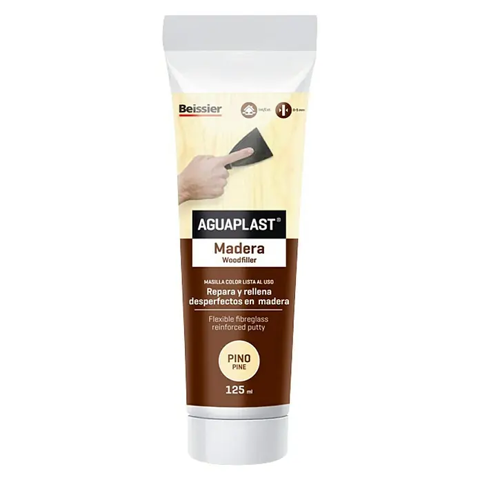 Beissier Aguaplast Masilla para madera - Pino, 125 ml