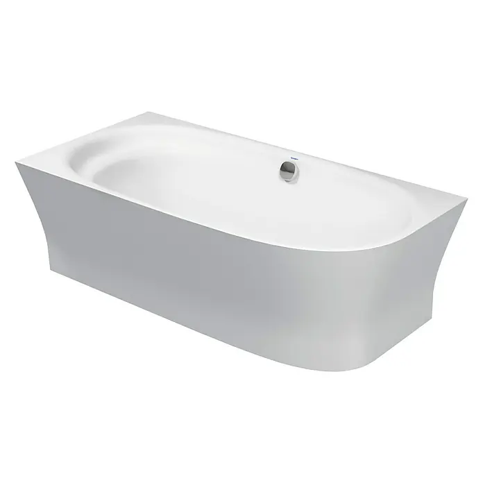 Duravit Cape Cod Badewanne - 190 x 90 cm, Raumecke Links, Mineralguss, Weiß - Vorderansicht