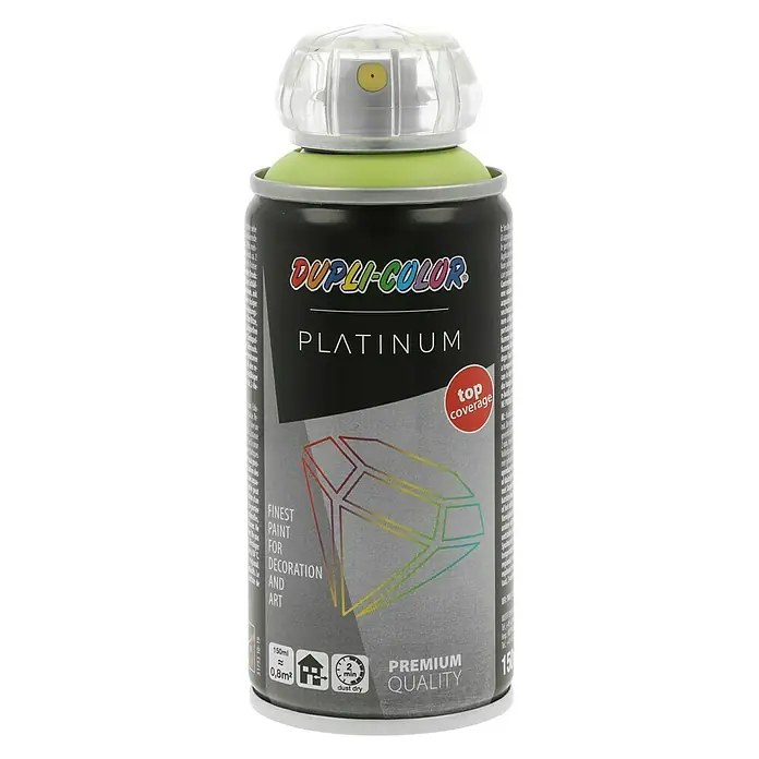 Dupli-Color Platinum Buntlack-Spray platinum - Frühlingsgrün, 150 ml, Seidenmatt - Vorderansicht