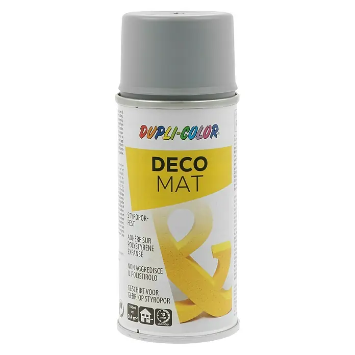 Dupli-Color Deco Mat Acryl-Lackspray RAL 7001 - Silbergrau, 150 ml, Matt - Vorderansicht