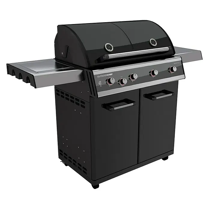Outdoorchef Gasgrill Dualchef 425 G - Anzahl Brenner: 4, Hauptgrillfläche: 81 x 44 cm, 19,4 kW - Rechte Seitenansicht