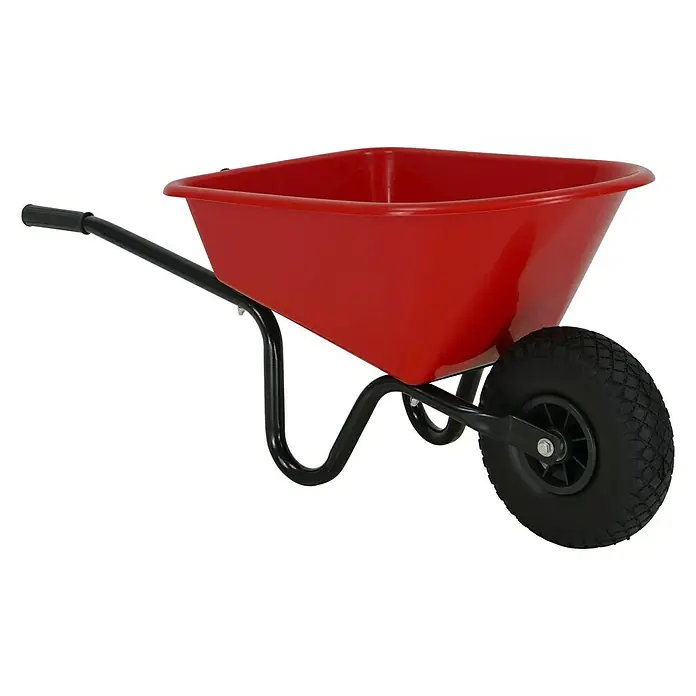 Altrad Kinder-Schubkarre - 20 l, Material Wanne: Polypropylen, Rot - Vorderansicht