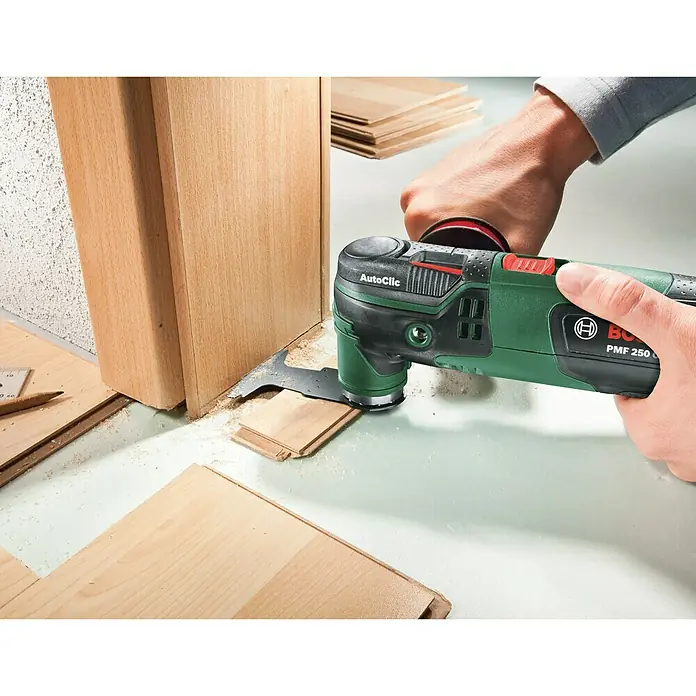 Bosch Multiherramienta PMF 250 CES - 250 W, Ángulo de oscilación: 2,8°, Alojamiento de herramienta: Sistema STARLOCK