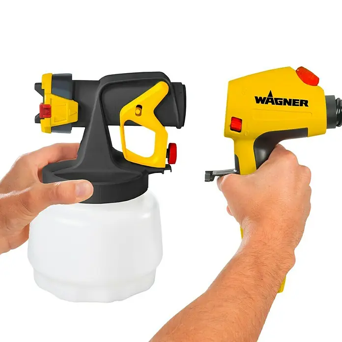 Wagner Sprühaufsatz Wall EXTRA 1300 I-Spray - Passend für: Wagner Spraysysteme mit Click & Paint-Technologie, Wagner Farbsprühsystem Universal Sprayer/Wall Sprayer/Wood & Metal Sprayer (außer W100), Geeignet für: Wandfarben - Vorderansicht