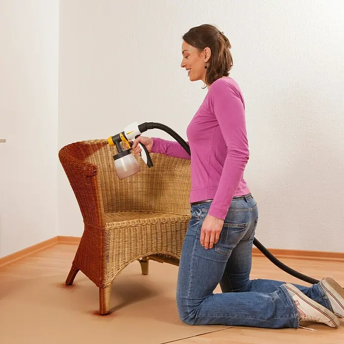 Wagner Sprühaufsatz Wood & Metal EXTRA Standard - Passend für: Wagner Spraysysteme mit Click & Paint-Technologie, Wagner Farbsprühsystem Universal Sprayer/Wall Sprayer/Wood & Metal Sprayer, Geeignet für: Dünnflüssige lösemittel- & wasserbasierte Materialien - Vorderansicht