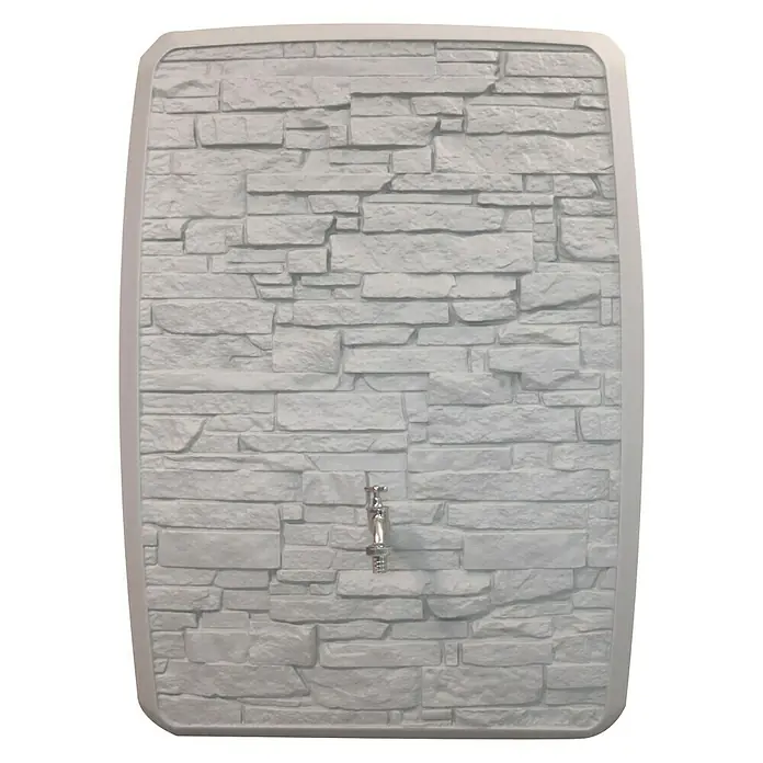 Regentonne Multitank - 250 l, Grau - Vorderansicht