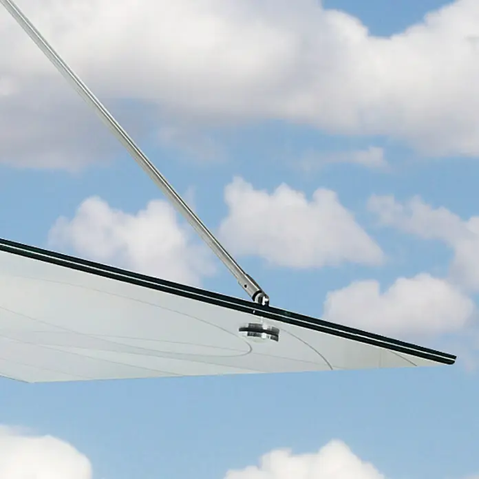 Solid Elements Vordachglasscheibe Loop/Wing - 1.500 x 750 mm, Motivglas