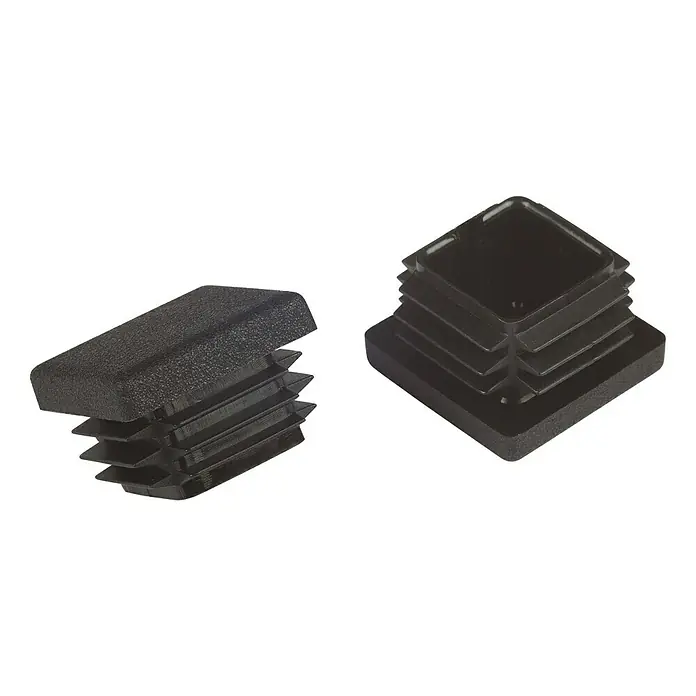 Stabilit Podloga za namještaj - 25 x 25 mm, Uticanje, 4 kom, Crne boje - Pogled sprijeda