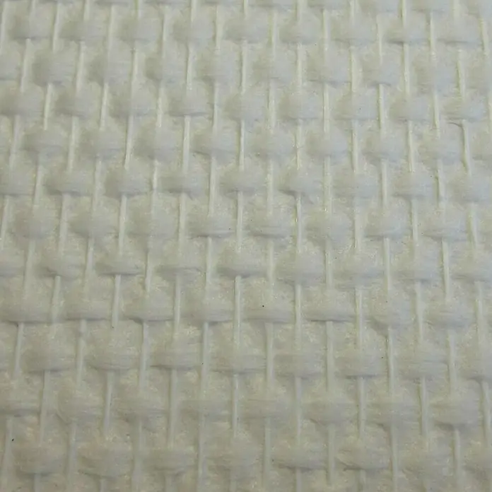 Textilan Glasfasertapete - Weiß, 50 x 1 m, Fein - Vorderansicht