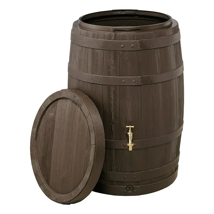 Garantia Classic Line Regenspeicher Barrica - Dunkelbraun, 420 l - Vorderansicht