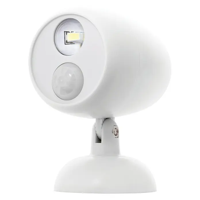 Ritter Leuchten LED-Spotstrahler - 1 W, Bewegungsmelder, 60 x 98 x 105 mm, Weiß - Vorderansicht