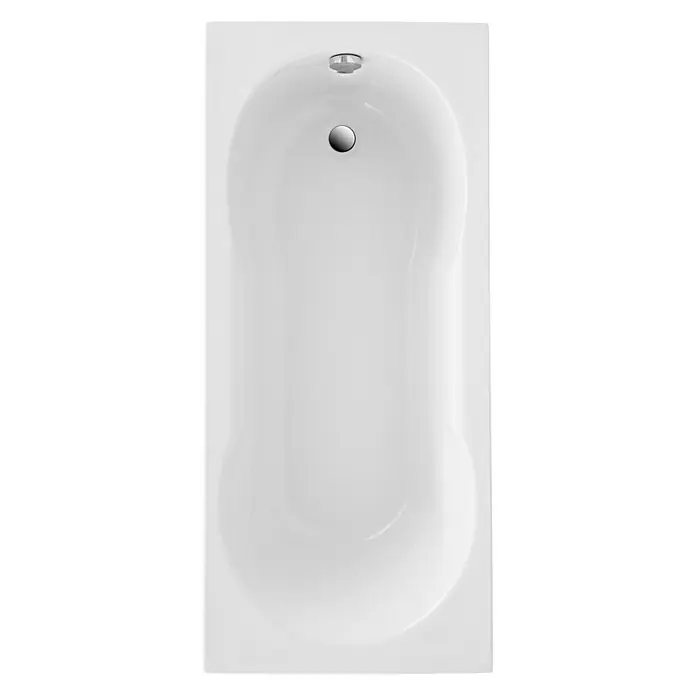 Ottofond Badewanne Colombo - 160 x 70 cm, Sanitäracryl, Weiß - Ansicht von oben