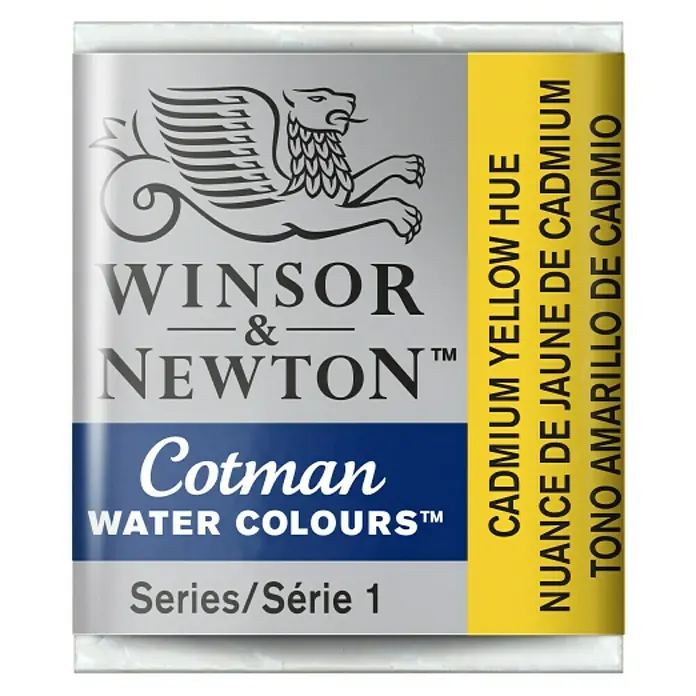 Winsor & Newton Cotman Aquarelverf - Cadmium Yellow Hue, Pot - Vooraanzicht