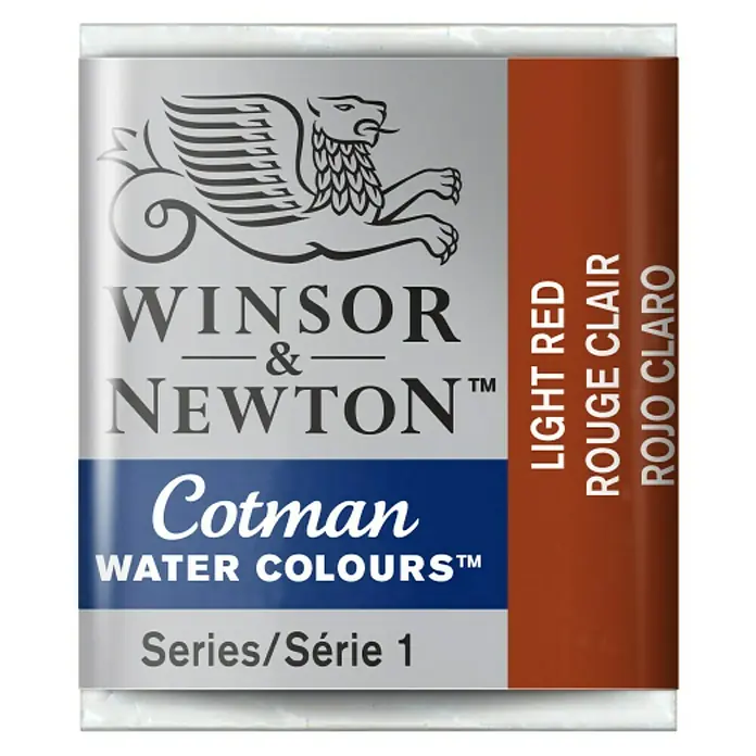 Winsor & Newton Cotman Aquarelverf - Light Red, Pot - Vooraanzicht