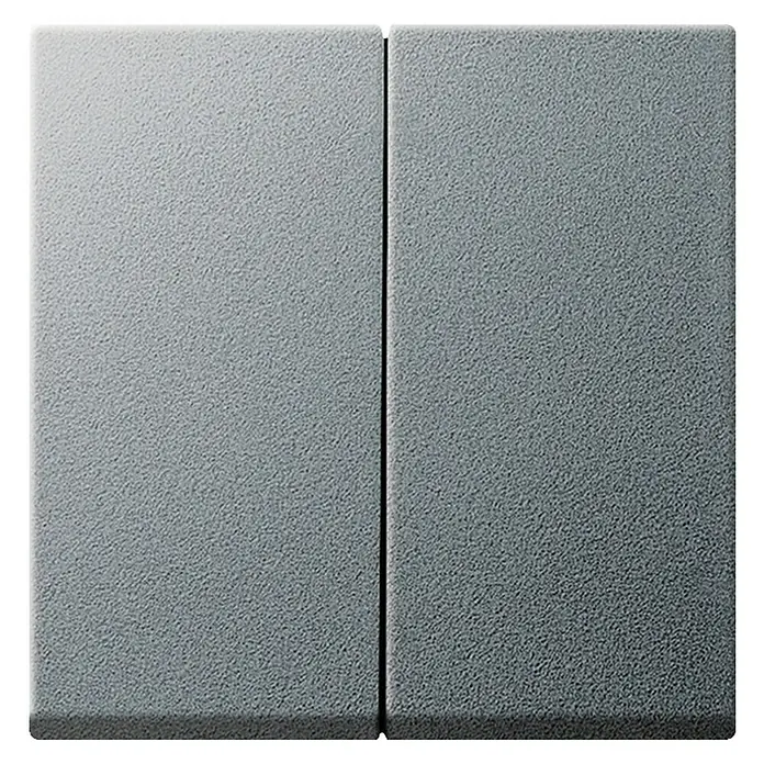 Gira System 55 Serienschalterwippe - Aluminium, Kunststoff, IP20, Unterputz - Ansicht von oben