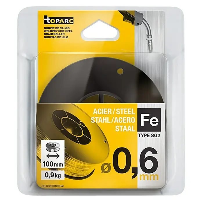 Gys Žica za zavarivanje G3Si1/ER70S-6 - Promjer: 0,6 mm, 0,9 kg - Pogled sprijeda