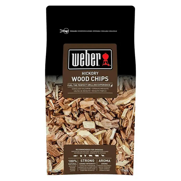 Weber Aromatično drvo za dimljenje - Hickory, 700 g - Pogled sprijeda