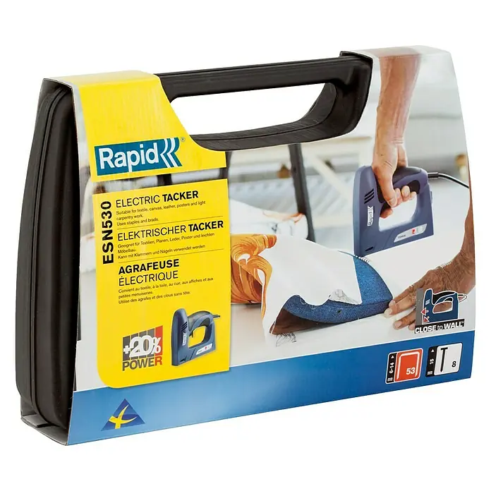 Rapid Kombi-Elektrotacker ESN530 - Klammertiefe: 6 - 14 mm, Elektrisch