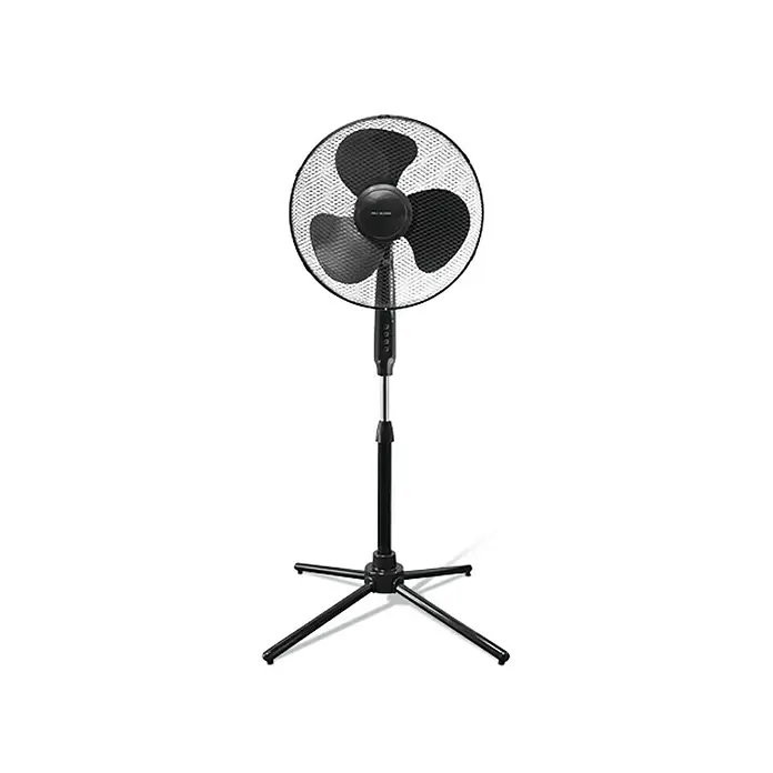 Proklima Stajaći ventilator - Crne boje, Promjer: 40 cm, 50 W, 2.427 m³/h