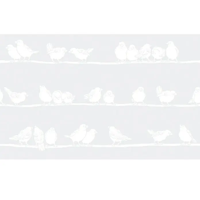 D-c-fix Static Premium Glasfolie Meterware Static Premium - Breite: 45 cm, Filippa, Statisch haftend