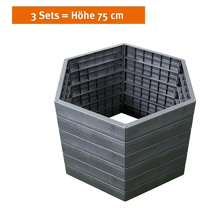 Garantia Hochbeet Ergo - Ø x H: 110 x 25 cm, Modular